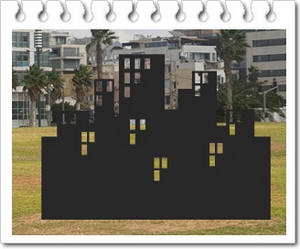 איור של מתחם מגורים