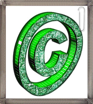 איור של הסימון לזכויות יוצרים