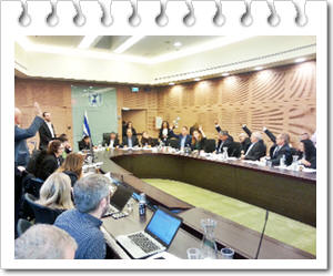 הישיבה בוועדת הכספים באדיבות אתר הכנסת
