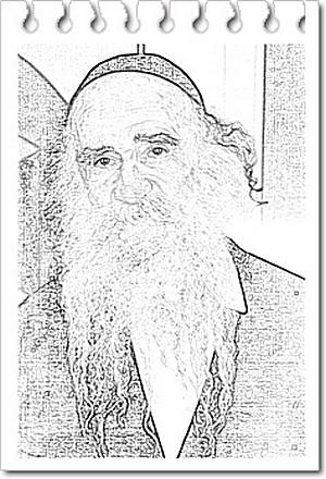 רישום של יהודי חרדי מאת קטיה שורצמן