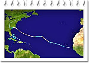 הנתיב של הוריקן פלורנס