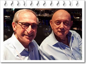 לגנדות של הביטוח: לוי יצחק רחמני, ז"ל וגד קומרן, ז"ל, בשורה הראשונה של אורחי הכנס