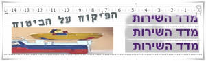 איור לכתבה עם סרגל מאזנים וכיתוב מדד שירות ופיקוח על הביטוח