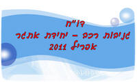 ���� ���"� ������ 2011