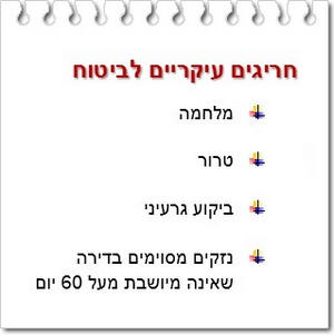 אילוסטרציה של הצגת חריגים