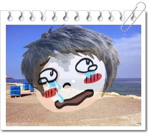 איור של פנים בוכות